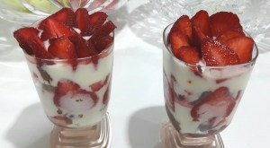 Strawberry & Nutella Trifle 