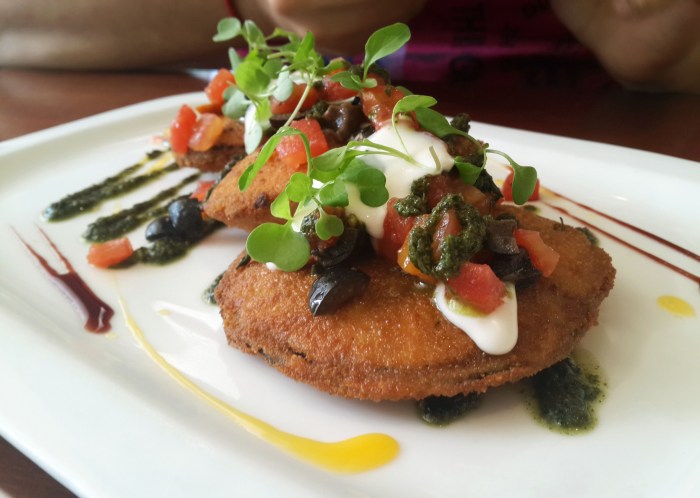 Aubergine Mozzarella Fry